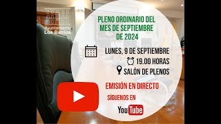 PLENO ORDINARIO SEPTIEMBRE 2024 [upl. by Kcired]