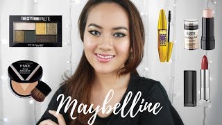 Maybelline One Brand Makeup Tutorial  HONEST REVIEW MAKE IT BRONZE KIT [upl. by Ruon]