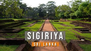 Sigiriya Ancient Rock Fortress  Ancient City of Sigiriya Sri Lanka  UNESCO  SKY Travel 4K [upl. by Notlef]