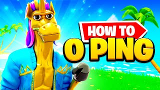 How To Get 0 PING in Fortnite amp Get Lower Ping Fortnite OPTIMIZE PINGREMOVE PACKET LOSS Season 8 [upl. by Aratahc]