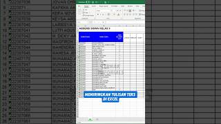 Cara Memiringkan Text di Excel ‼️ tutorialexcel excel [upl. by Icak822]