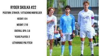 Ryder Skolka  Lethbridge Polytech Mens Soccer  Sophomore Year Highlights [upl. by Cirilla]