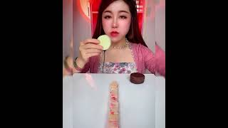 Asmr eating ice cream Crispy delicious short video [upl. by Vernita430]