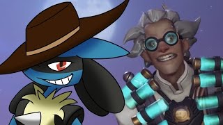 LK vs JUNKENSTEIN LK Plays Overwatch Halloween Livestream [upl. by Suhpoelc743]