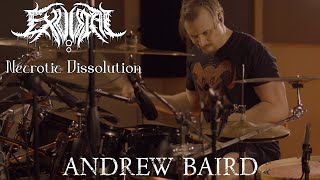 Andrew Baird  quotNECROTIC DISSOLUTIONquot  Exuvial Official Drum PlayThrough [upl. by Alleul]