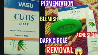 Vasu cutis soap amp cream review for healthy glowing fair skin😱pigmentation blemish dark spot removal [upl. by Darees]