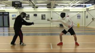 Epee Coaching bigger distances [upl. by Bowes]