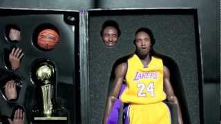 Kobe Bryant Enterbay Figure Review v Hot Toys [upl. by Fatsug270]