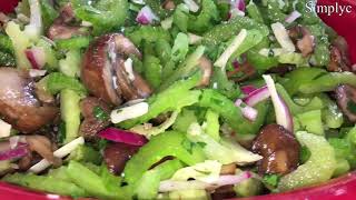 CELERY SALAD  QUICK amp EASY [upl. by Edra768]