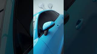 High Glossy Miami Blue Vinyl Wrap SKU  SGP21PET） Vinylfrogcom [upl. by Letsirc]