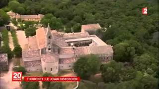 Luc Coadou JT 20h France 2  Abbaye du Thoronet  le joyau cistercien [upl. by Adnawyt]