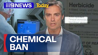 Australian neurologists calling for popular herbicide chemical to be banned  9 News Australia [upl. by Avner]