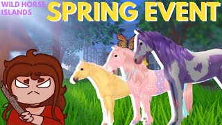 CATCHING the NEW SPRING EVENT HORSES in WILD HORSE ISLANDS on ROBLOX Spring Event 2024 [upl. by Leonidas]