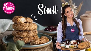 Simit Rezept  türkische Sesamkringel  Sallys Welt [upl. by Stucker289]