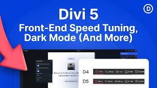 Divi 5 Update FrontEnd Speed Improvements And Much More [upl. by Ezeerb]