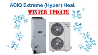 ACiQ Central Extreme  Hyper Heat Review in 10°F Winter Update ❄️ [upl. by Odlanyer]