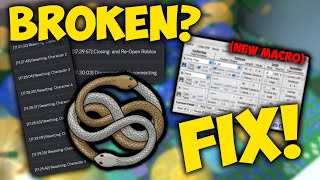 MACRO BROKE EASY FIX Bee Swarm Simulator New Roblox Lighting Update [upl. by Abisha318]