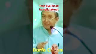 Tesis kyai Imad itu valid akurat [upl. by Acinomed]