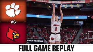 Clemson vs Louisville Full Game Replay  202223 ACC Women’s Basketball [upl. by Aim170]