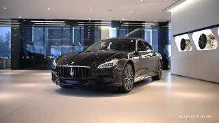 NEW 2021 Maserati Quattroporte Walk Around [upl. by Ulrika]