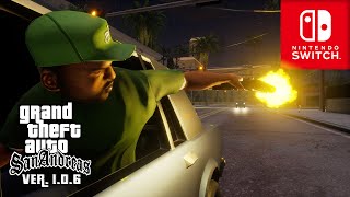 GTA San Andreas Nintendo Switch Gameplay [upl. by Atekan]