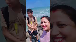 Sadhana mam n vagesh sir family k saath Rameshwaram dhanushkodi pahunche💞💞 [upl. by Beacham]