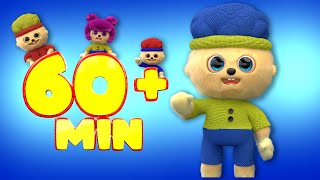 Knitted ChaCha Chicky LyaLya amp BoomBoom Toys  Mega Compilation  D Billions Kids Songs [upl. by Daniel236]