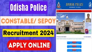 How To Apply OSAP IRB Online Form  Odisha Police Constable Recruitment 2024 Apply Online 10th pass [upl. by Williamsen]