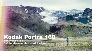 Kodak Portra 160  Pentacon Six TL  landscape photos of Iceland [upl. by Harbed]