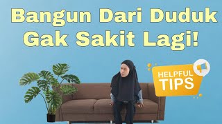 Tips Bangun Dari Duduk Untuk Penderita Nyeri Pinggang Belakang [upl. by Annavaj]