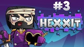 Minecraft  Hexxit  Ep 3  Settling In [upl. by Eyot]