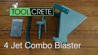 Stucco Sprayer 4 Jet Combo Blaster Feature Video [upl. by Cristen]