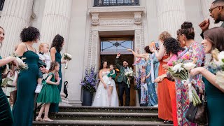 A London Wedding  The Landmark Old Marylebone Town Hall wedding video The Ivy West Street video [upl. by Llenaj]