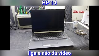 NOTEBOOK HP 14CF0012DX LIGA E NÃO DA VIDEO PISCANDO 3X CAPSLOCK DIZENDO SER ERRO DE MEMÓRIA SERÁ [upl. by Mcevoy]