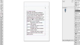 Creare Un Libro Con InDesign Importare Il Testo Da Word [upl. by Harlan984]