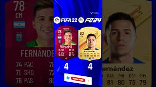 FIFA World Cup vs Copa America Argentina in FIFA 22 vs EA FC 24⚽️FtMessi…fifa footballplayer [upl. by Murray]