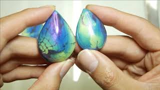 Labradorite Gemstone Polymer Clay Tutorial  라브라도 라이트 원석 만들기 폴리머클레이 강좌 [upl. by Isnan]