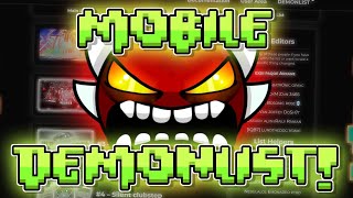 GD Mobile Demon List Is HERE [upl. by Leahkim]