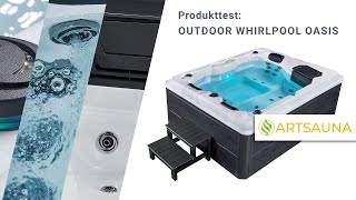 Produkttest Outdoor Whirlpool Oasis ARTSAUNA – Erste Eindrücke von TroskyOnline [upl. by Schlicher]