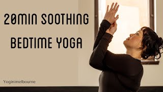 Soothing bedtime yoga for deep rest  20min practice [upl. by Anjanette570]