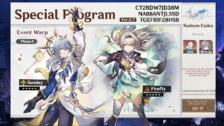 27 SPECIAL PROGRAM BANNERS FREE 5 STAR REDEEM CODES  Honkai Star Rail [upl. by Hummel]