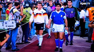 Matthaus and Klinsmann Destroyed Maradona in1990 World Cup Final [upl. by Adnirolc216]