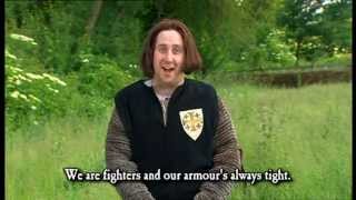 Horrible Histories Song Measly Middle Ages quotIm a Knightquot Monty Python pastiche [upl. by Lorsung]