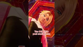 CRAZY DELETED Post Credit Scene for SpiderMan Across the SpiderVerse REVEALED The Spot Scenes [upl. by Aydidey]