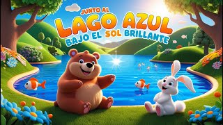 Junto al Lago Azul Bajo el Sol Brillante  Kids Rhymes  Kids Song youtube viralvideo [upl. by Uot]