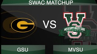 MVSU SPORTS NETWORK GSU  MVSU Volleyball 2021 [upl. by Airrehs850]