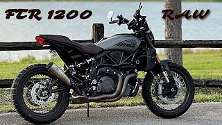 INDIAN FTR 1200  SampS EXHAUST SOUND ONLY  RAW POV 4K [upl. by Richmal]