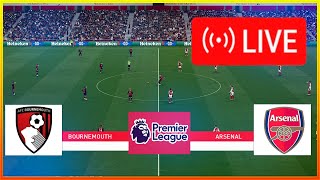 Bournemouth vs Arsenal LIVE  Premier League 2024  Match LIVE Today [upl. by Yretsym484]