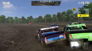 SATURDAY NIGHT LATE MODEL RACING racing racinggame worldofoutlawsdirtracing [upl. by Winzler]