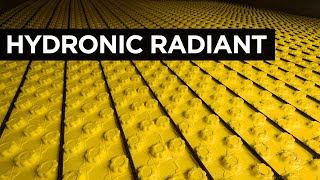 How to implement radiant floor heating Installing viega rapid grid a basement and garage [upl. by Nosidda]